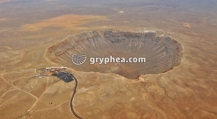 Cratère d'impact de météorite - Meteor Crater (Arizona, USA) - gryphea.org
